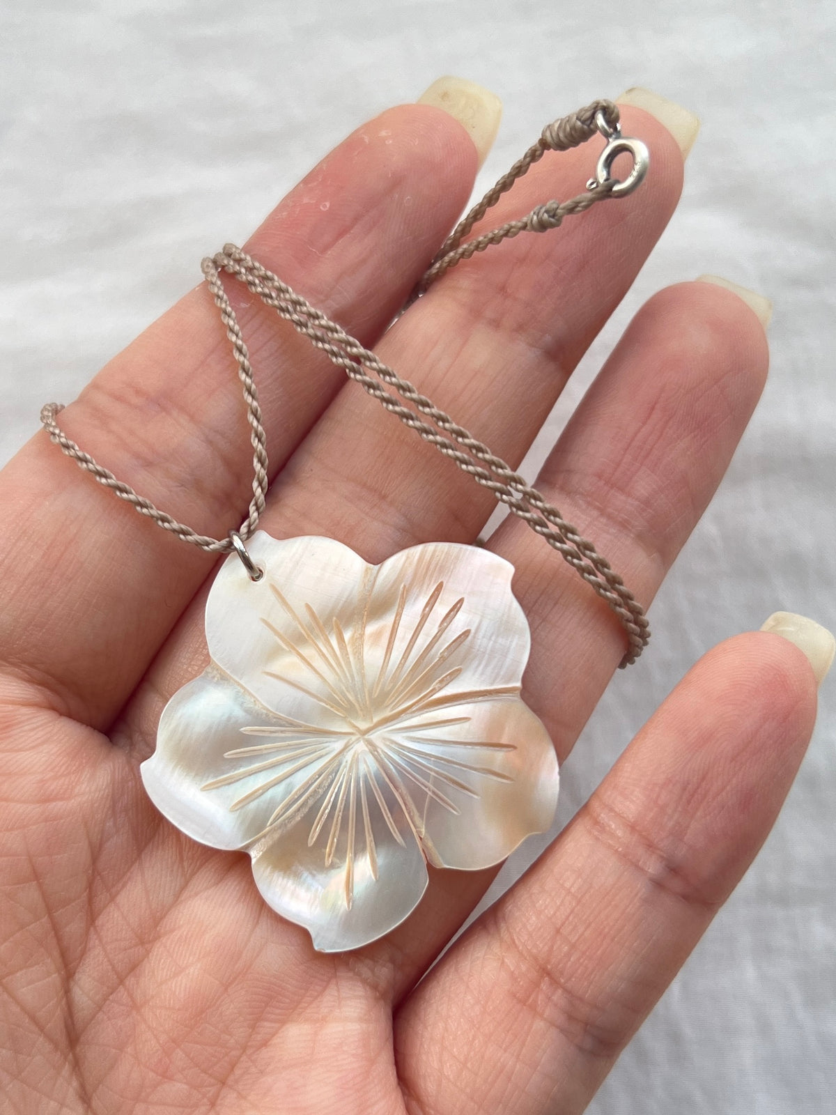 Warm Hibiscus Necklace