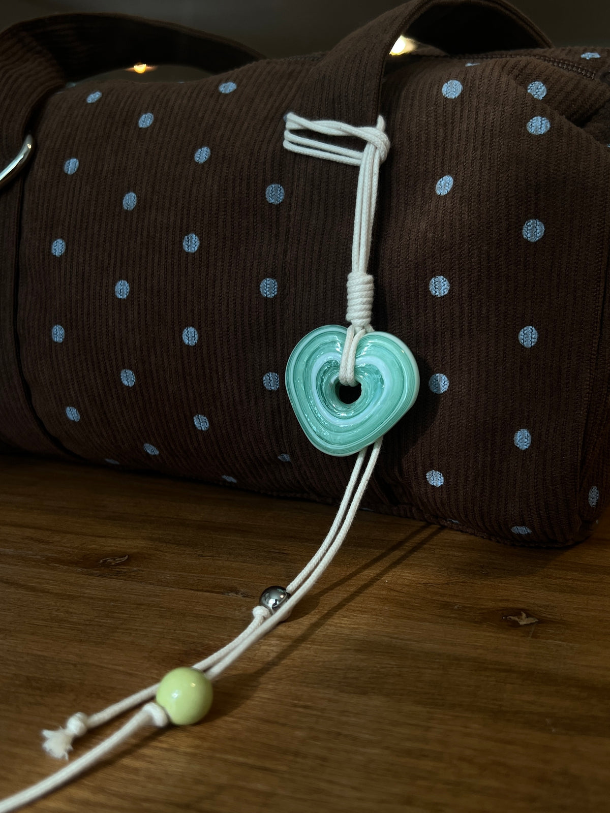 Heart Loop Bag Charm