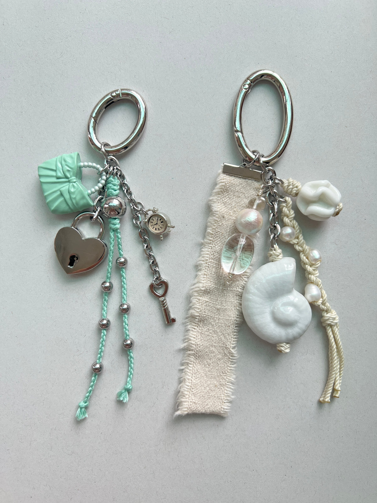 White Sands Charm Keychain