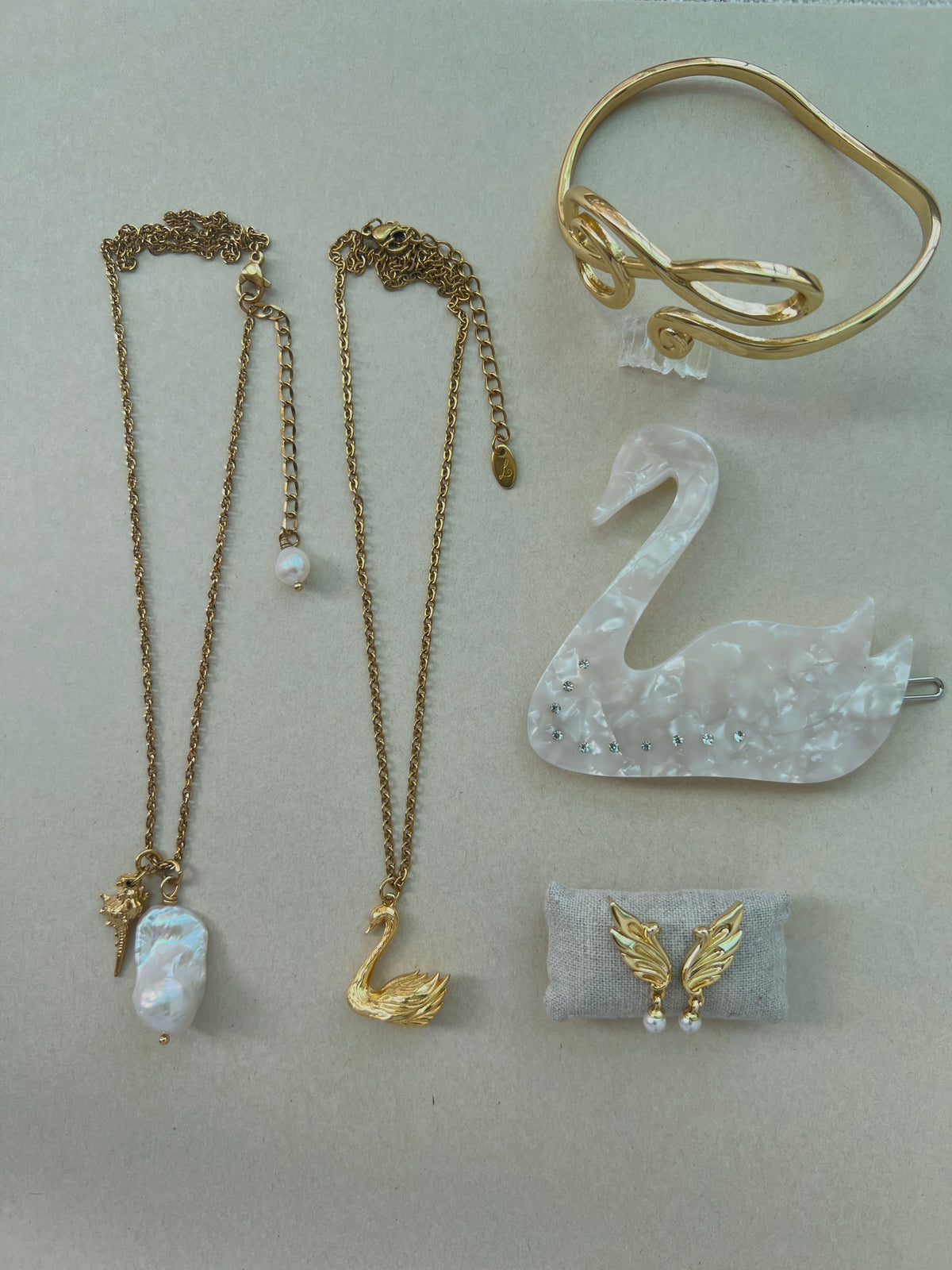 Swan Wing Earrings