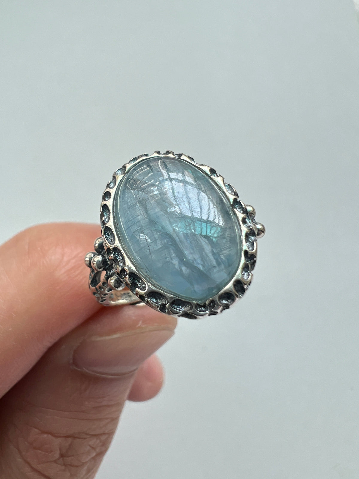LAGOON KYANITE RING
