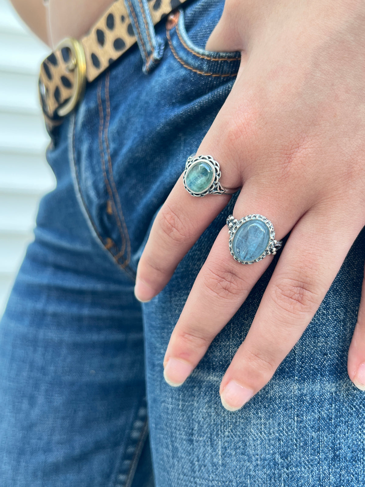 LAGOON KYANITE RING