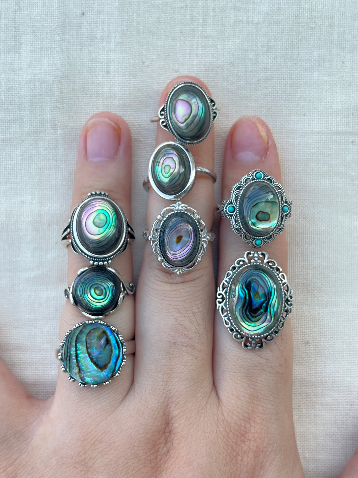 ABALONE DISC RING