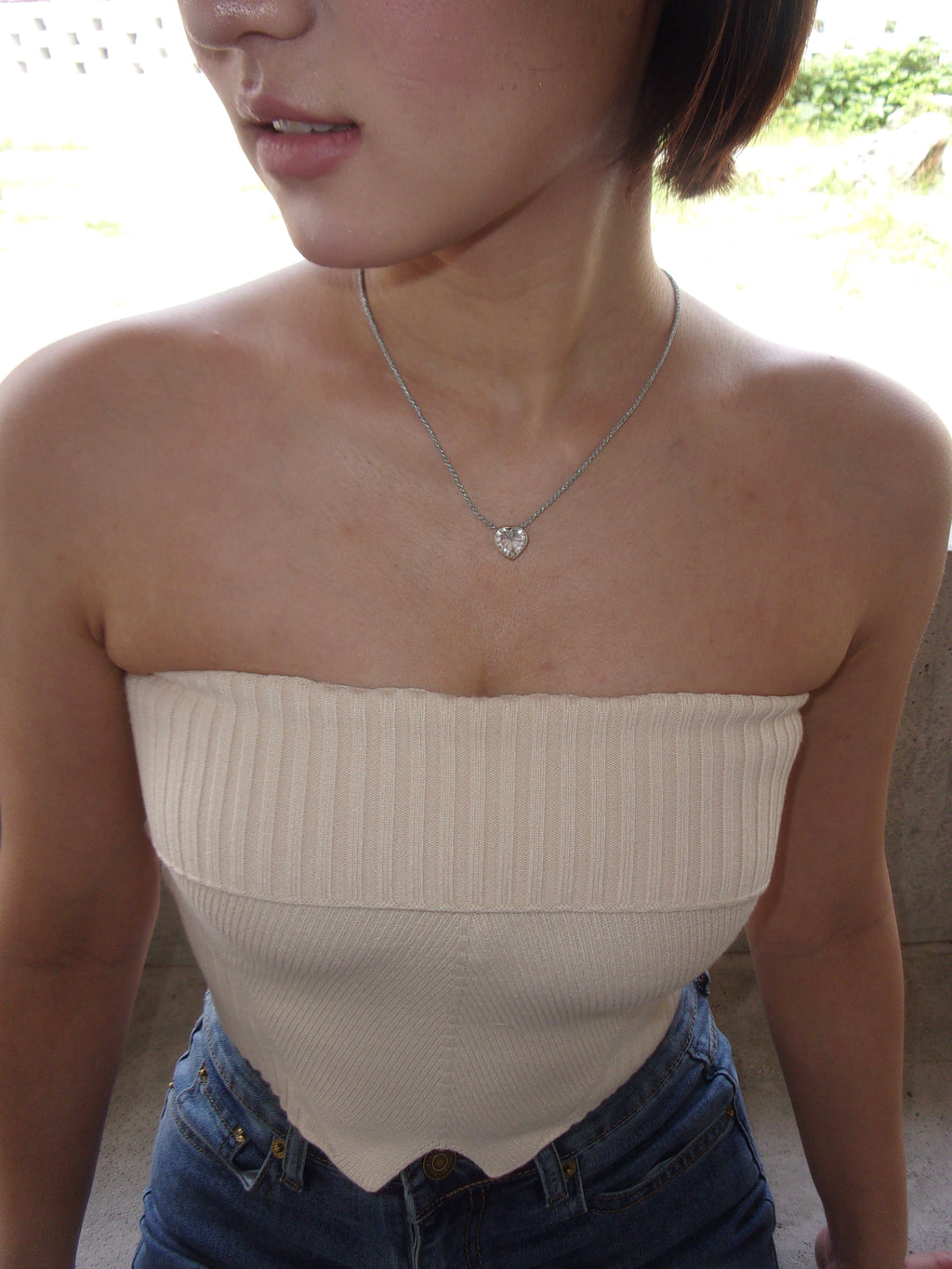 Icy Heart Necklace