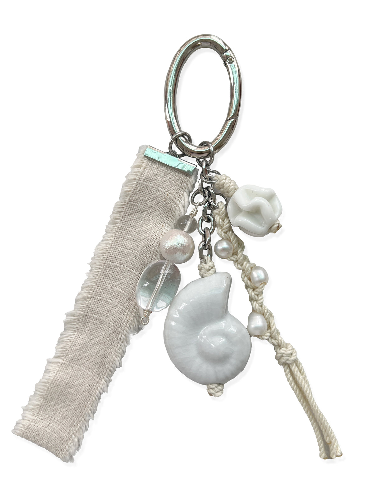 White Sands Charm Keychain