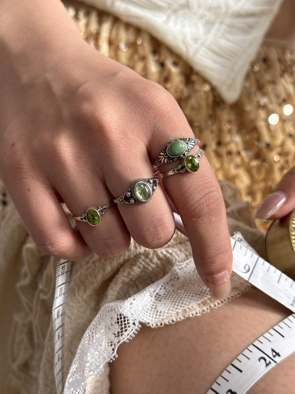 JUST PERIDOT RING