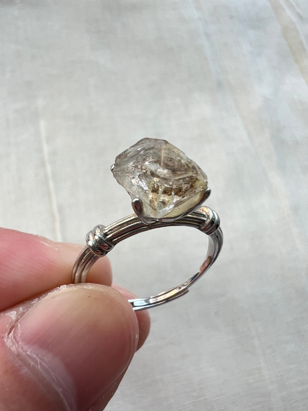 Soft Crystal Ring
