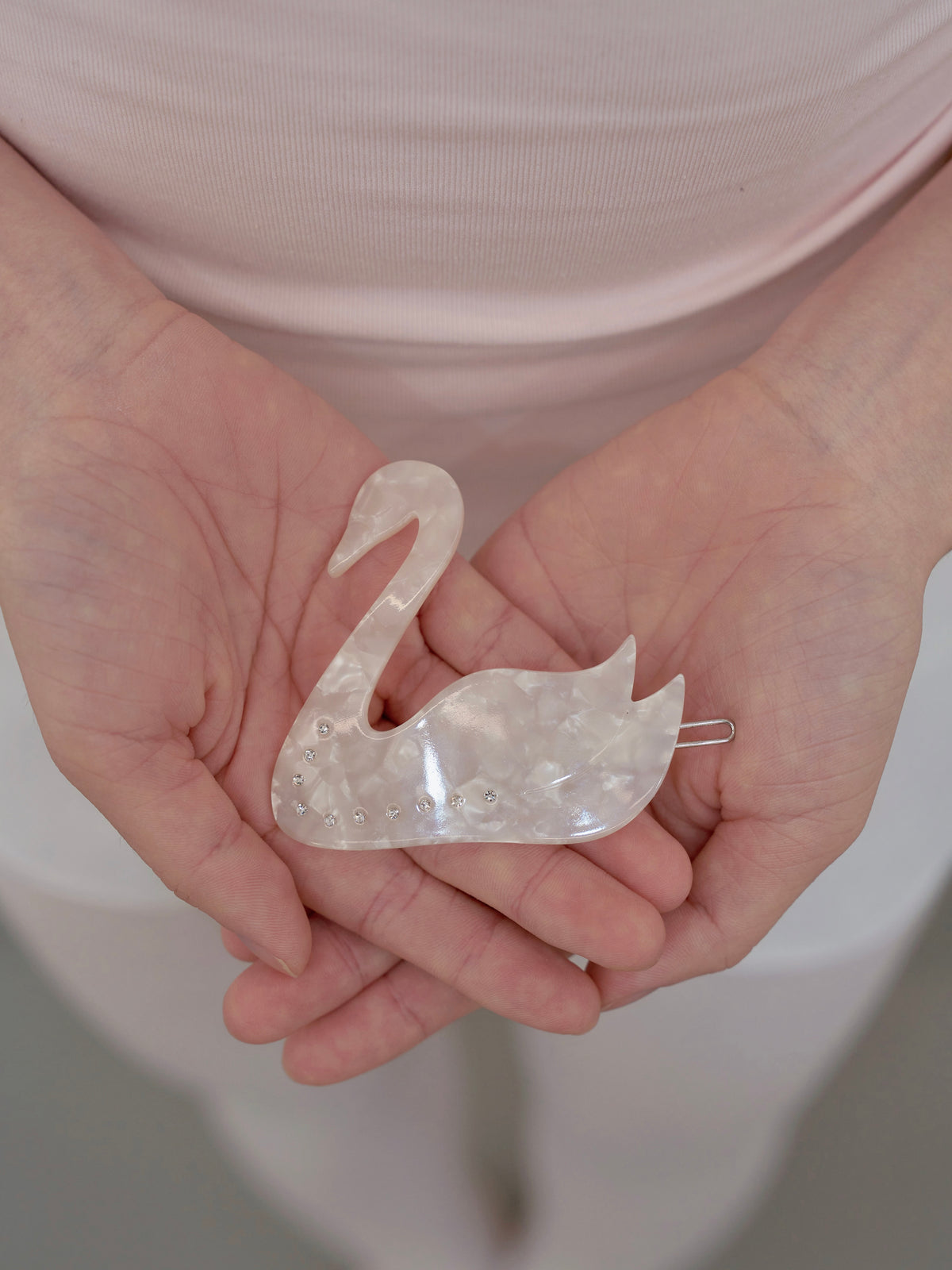 Swan Hair Clip