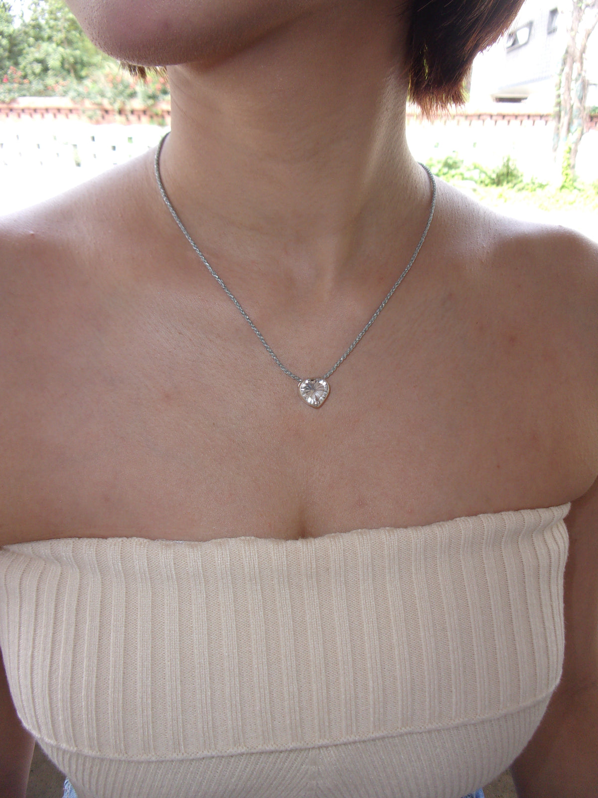 Icy Heart Necklace