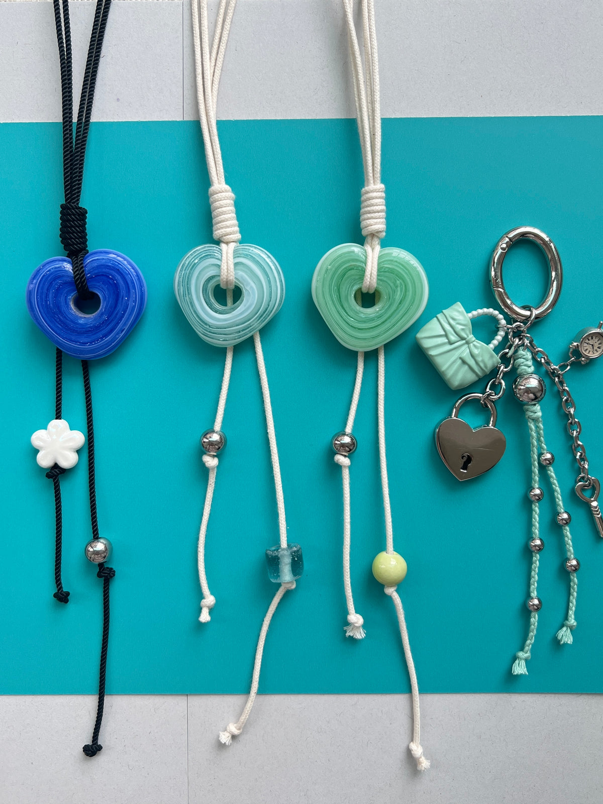 Heart Loop Bag Charm