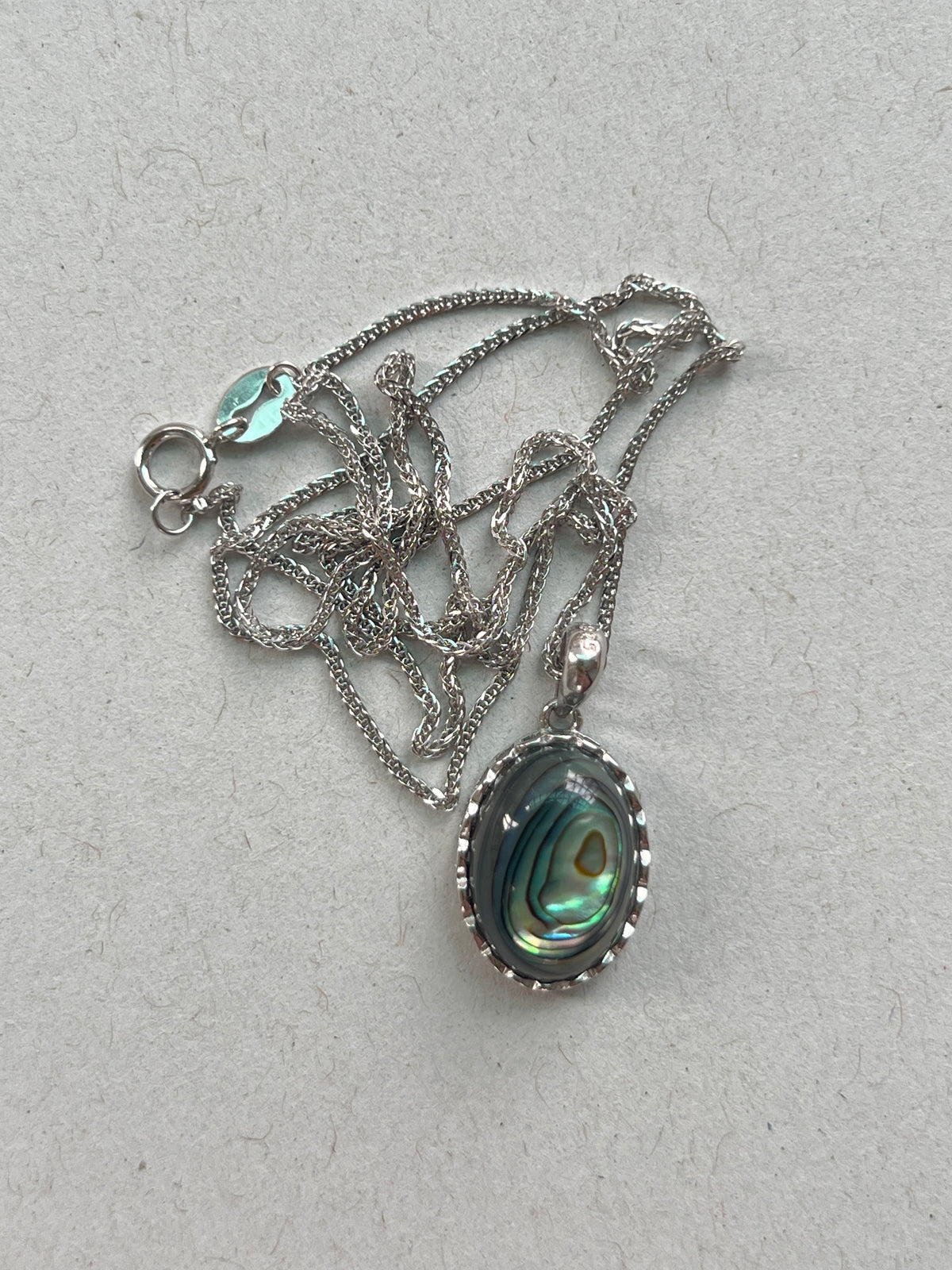 Tiny Abalone Necklace
