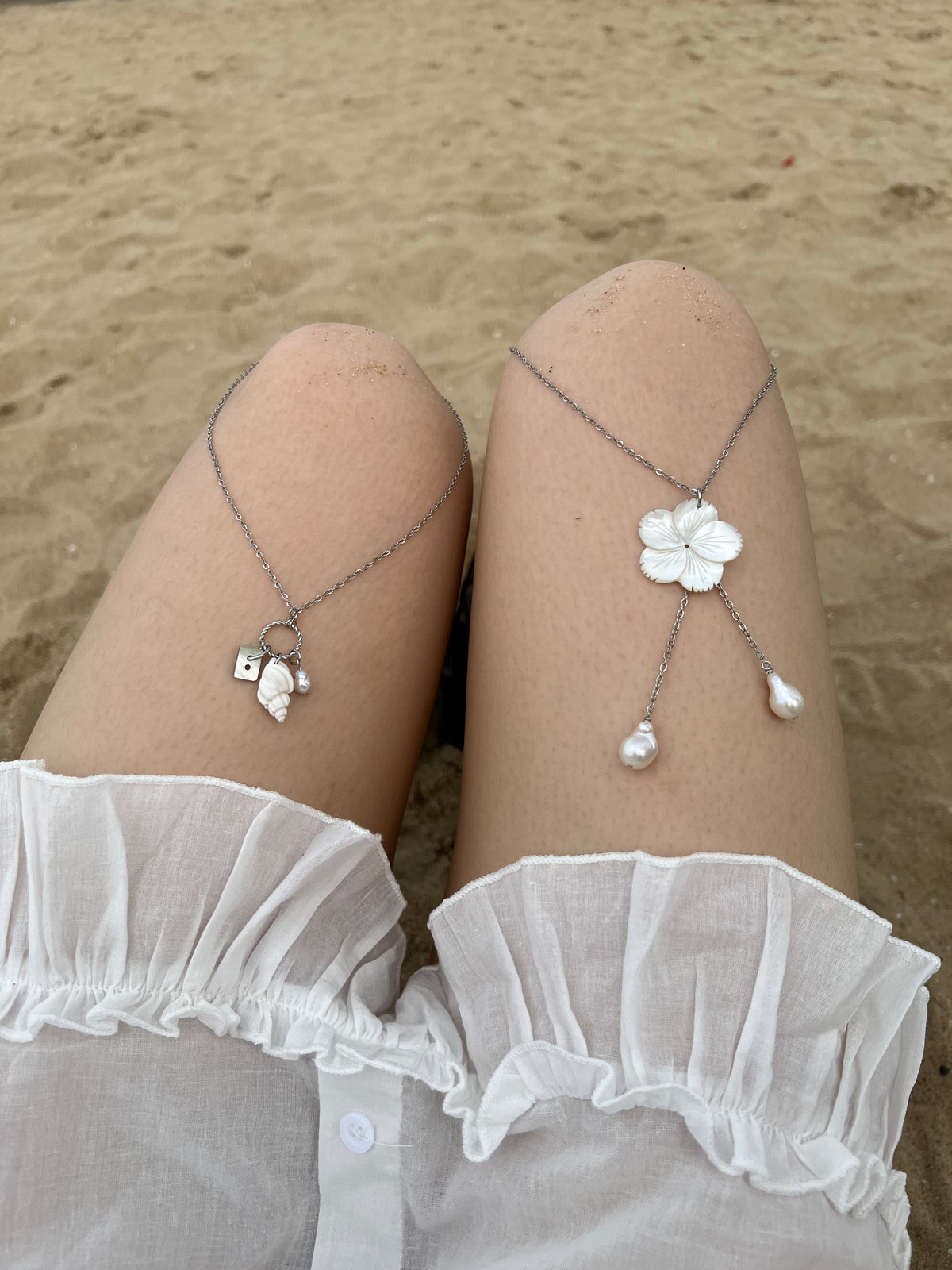 White Conch Necklace