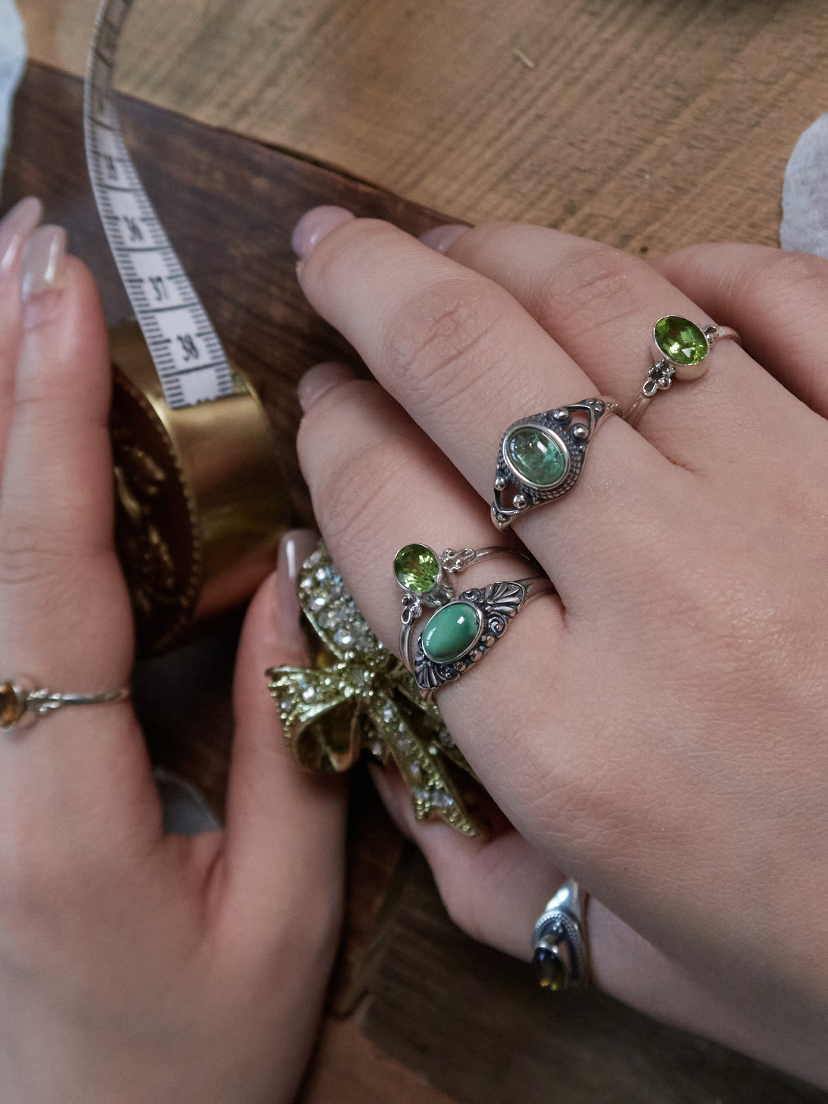 JUST PERIDOT RING