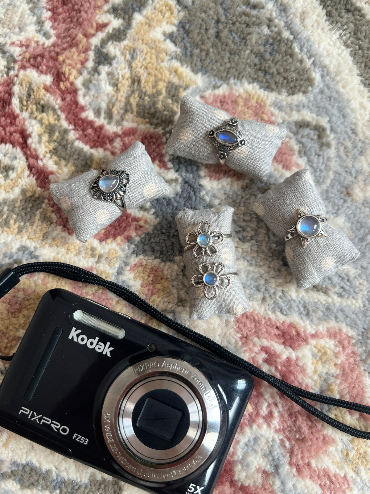Fallen Star Ring in Moonstone
