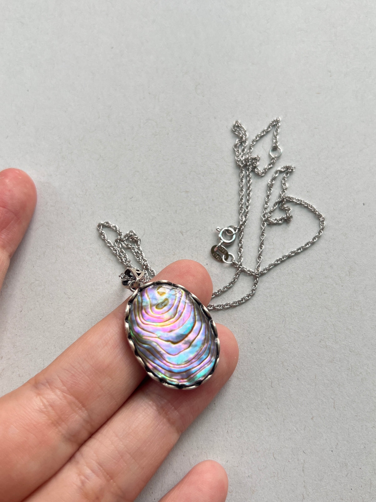 Abalone Oval Necklace