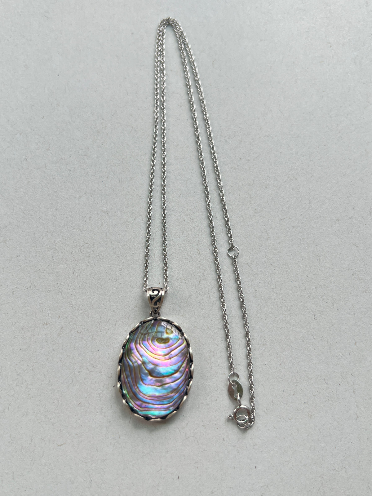 Abalone Oval Necklace