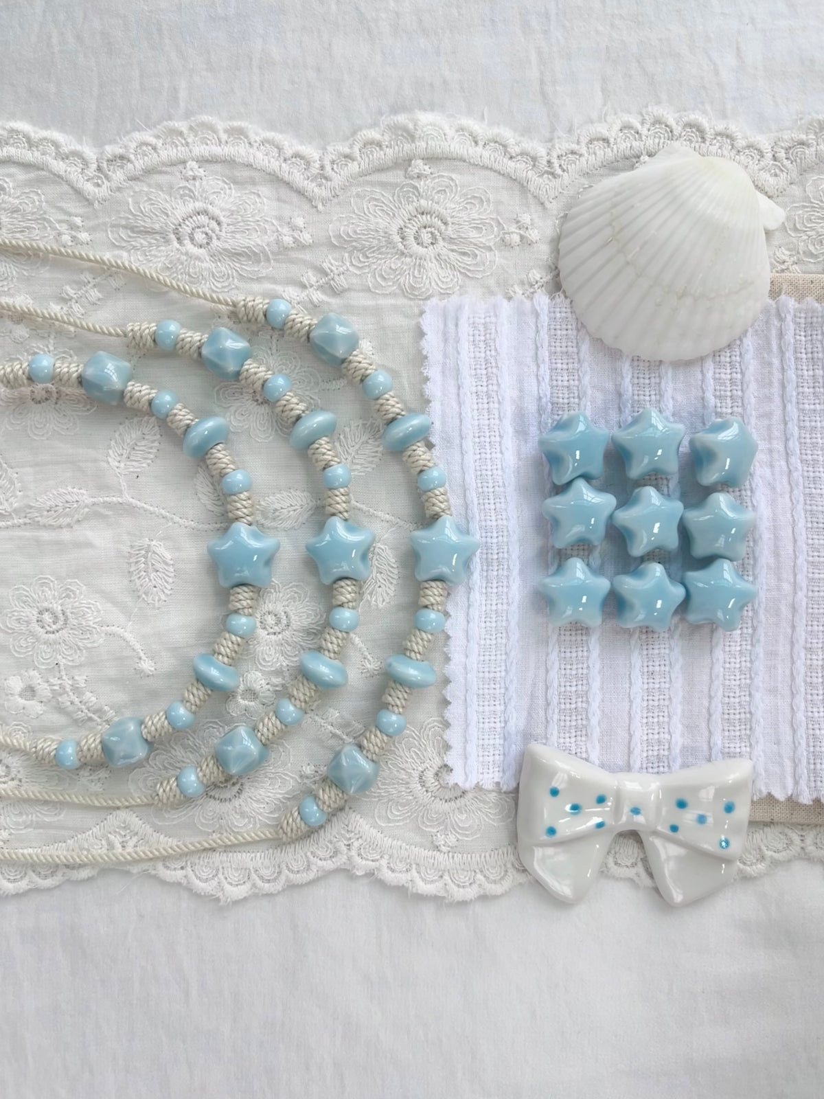 Bebe Choker - Baby blue
