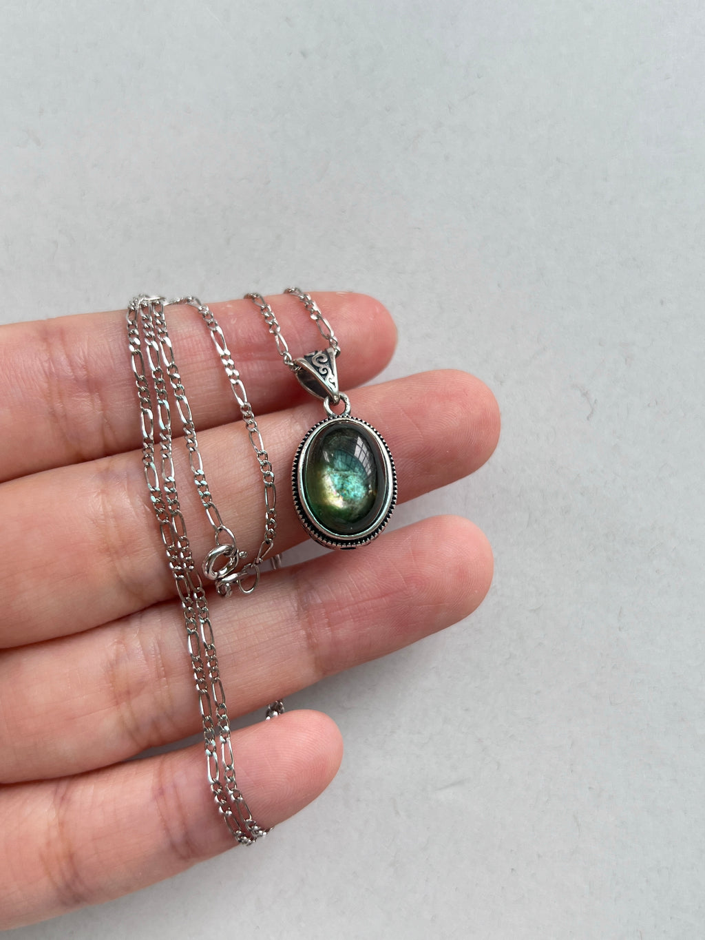 Green Lepidolite Necklace