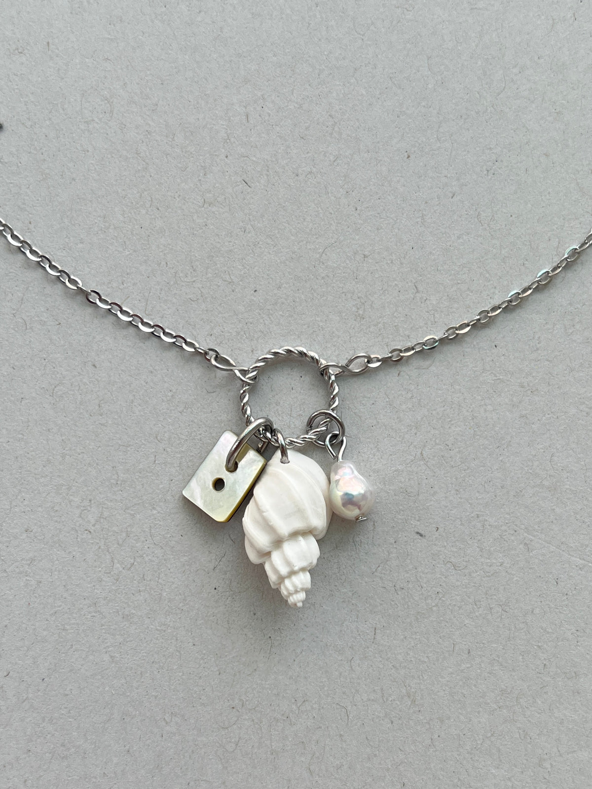 White Conch Necklace
