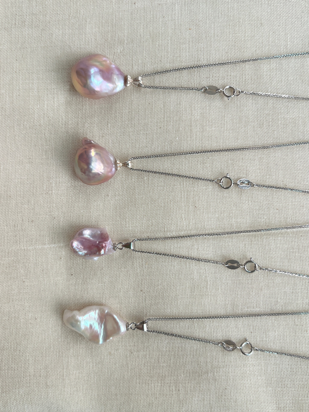 Pearl Charm Necklace 02