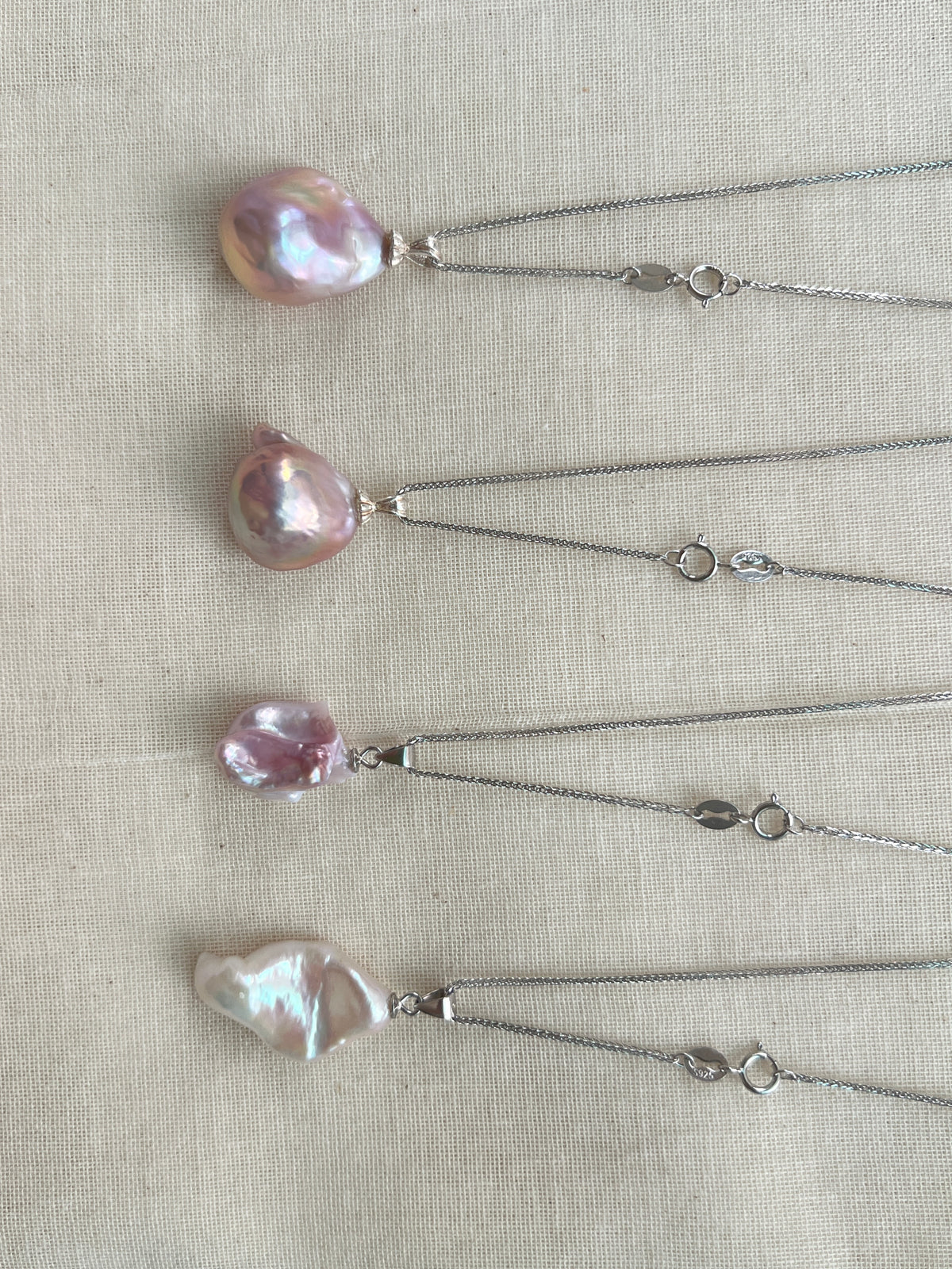 Pearl Charm Necklace 01