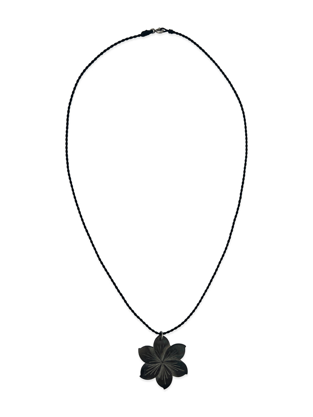 Black Lily Necklace