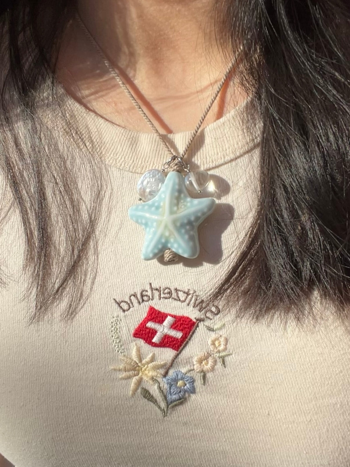 Sea Breeze Charm Necklace