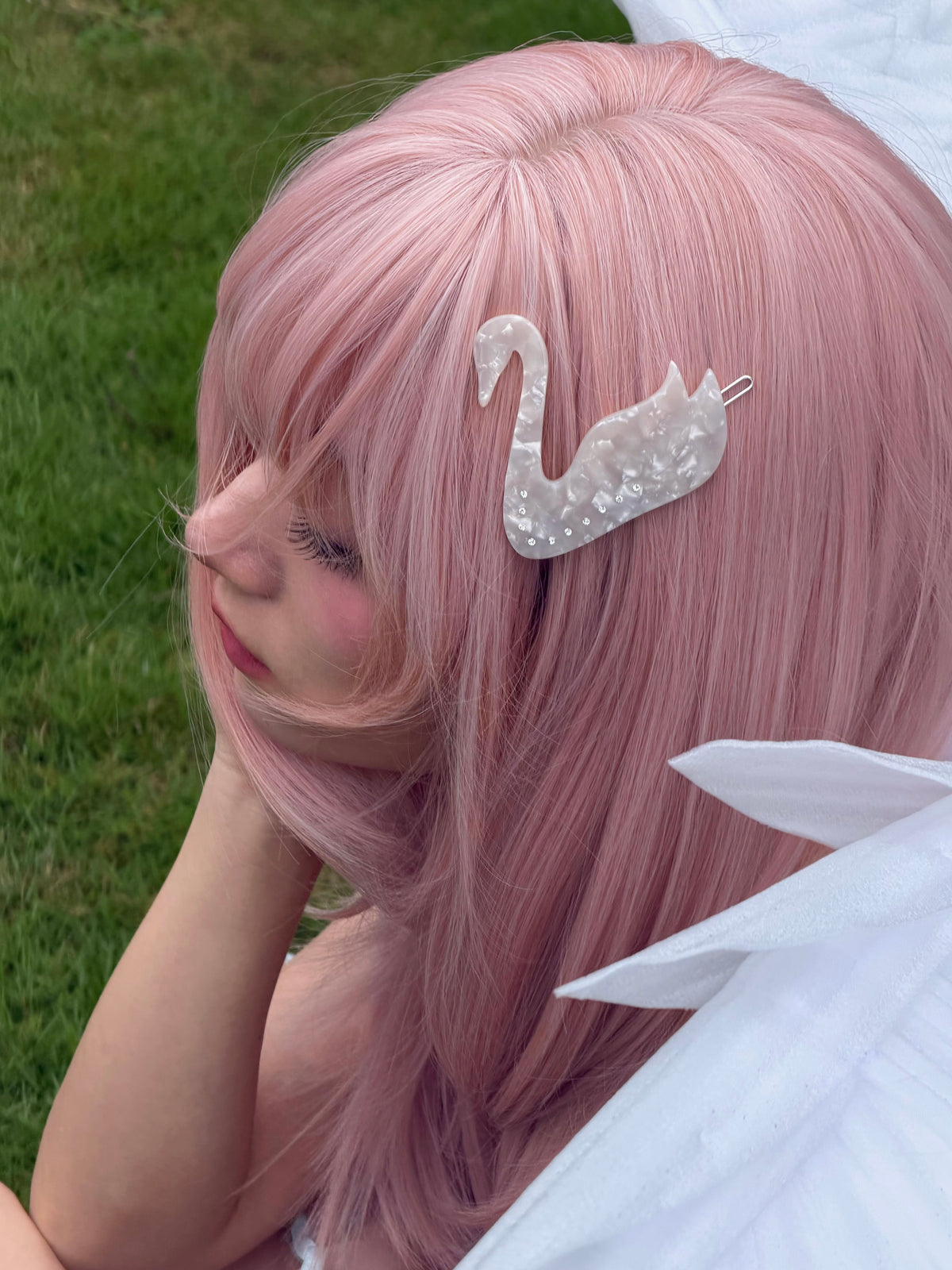 Swan Hair Clip