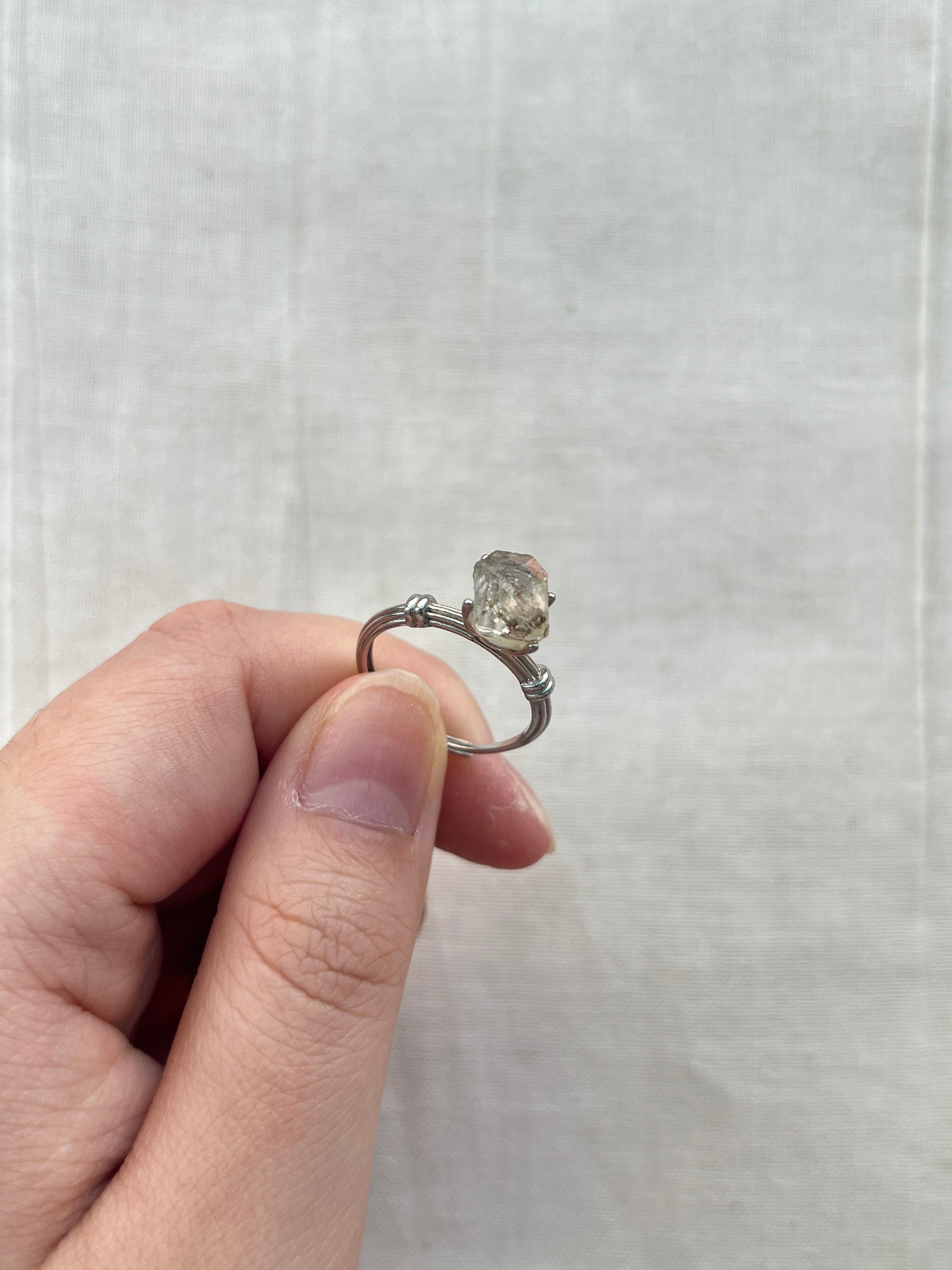 Soft Crystal Ring