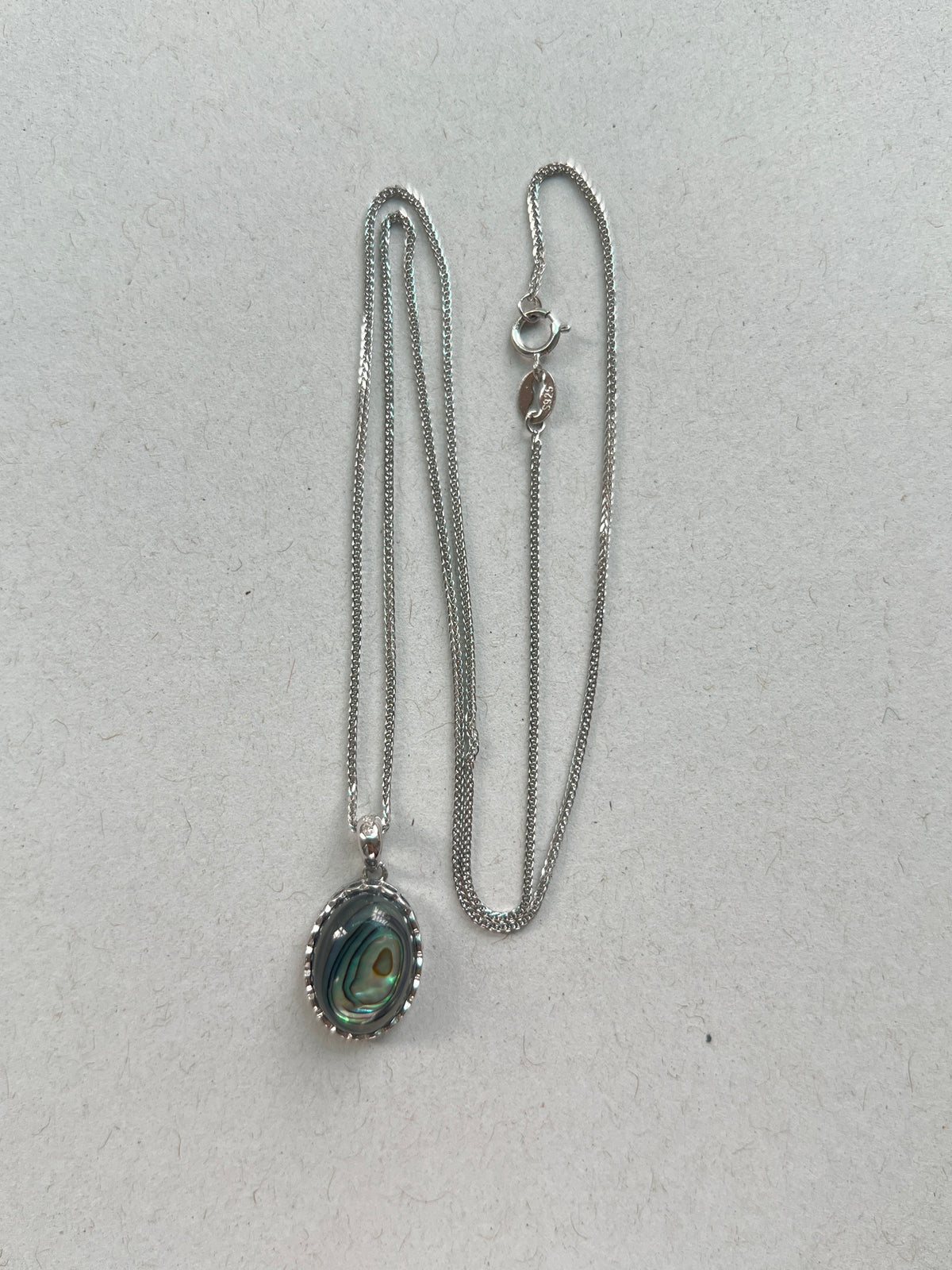 Tiny Abalone Necklace