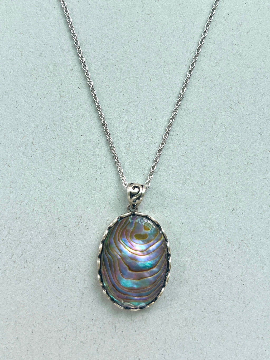 Abalone Oval Necklace