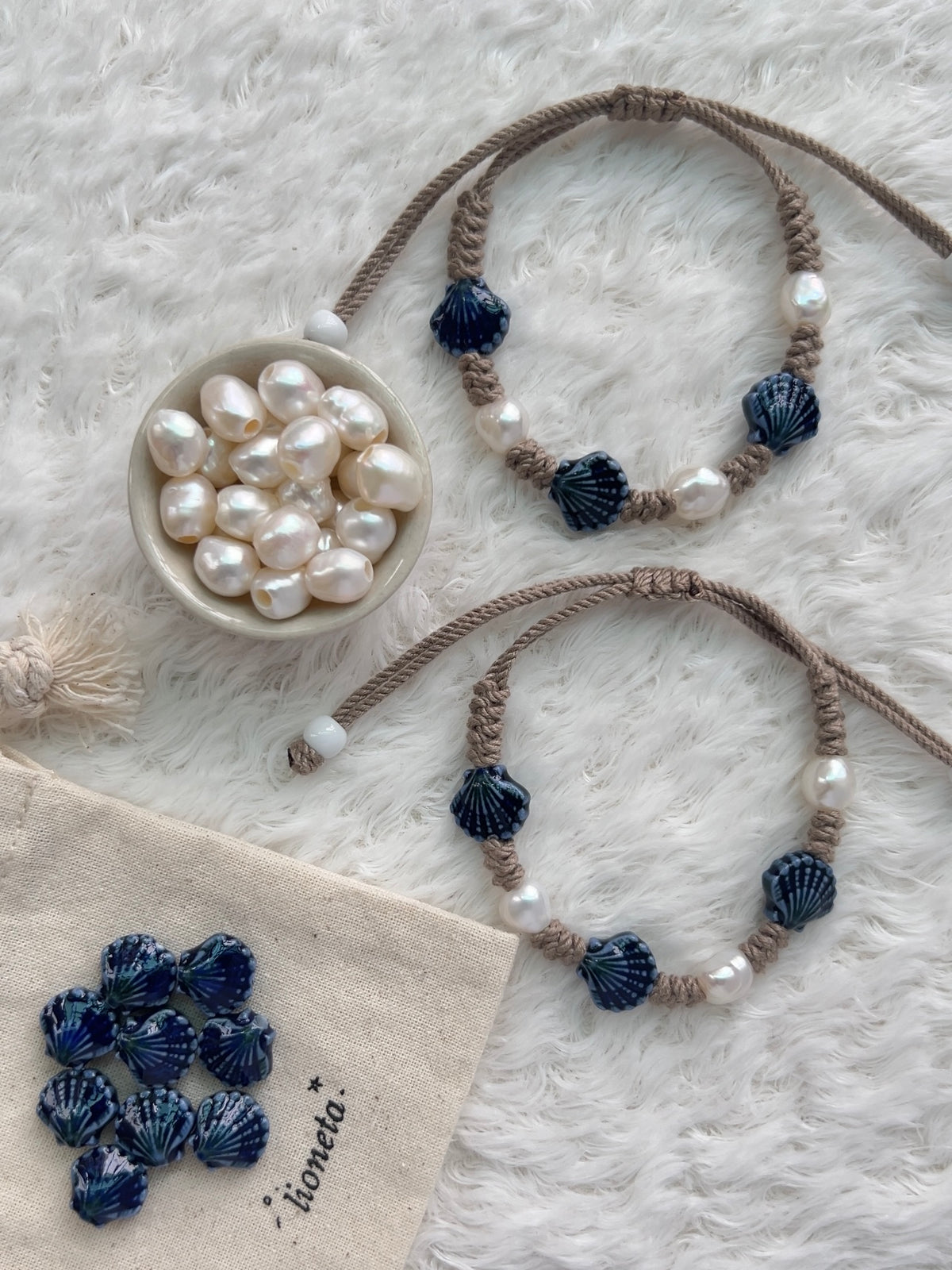 Siren Blue Pearl Bracelet