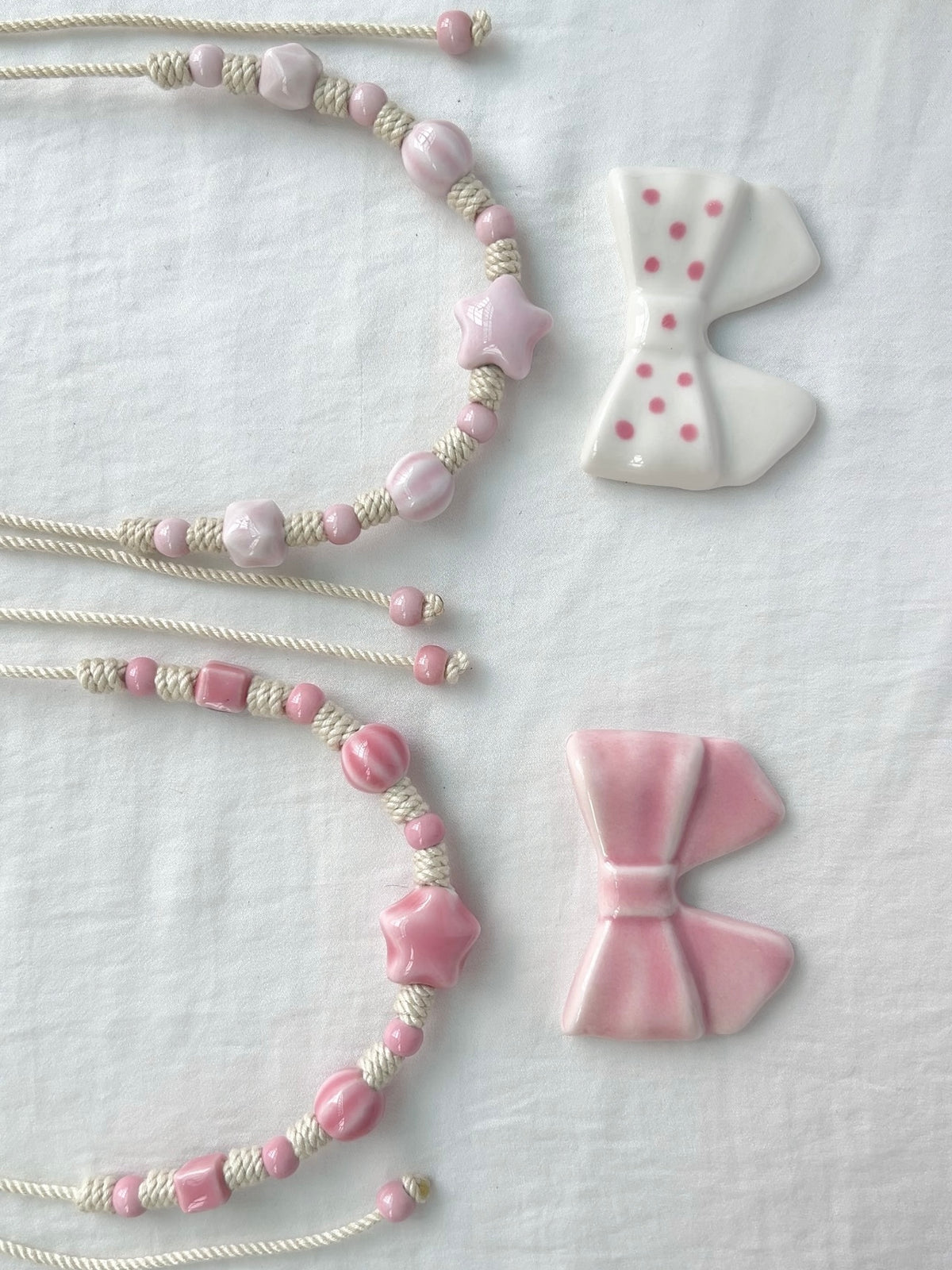 Bebe Choker - Baby pink
