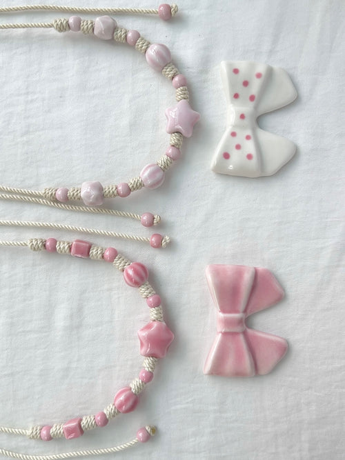 Bebe Choker - Baby pink