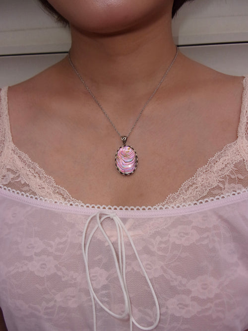 Abalone Oval Necklace