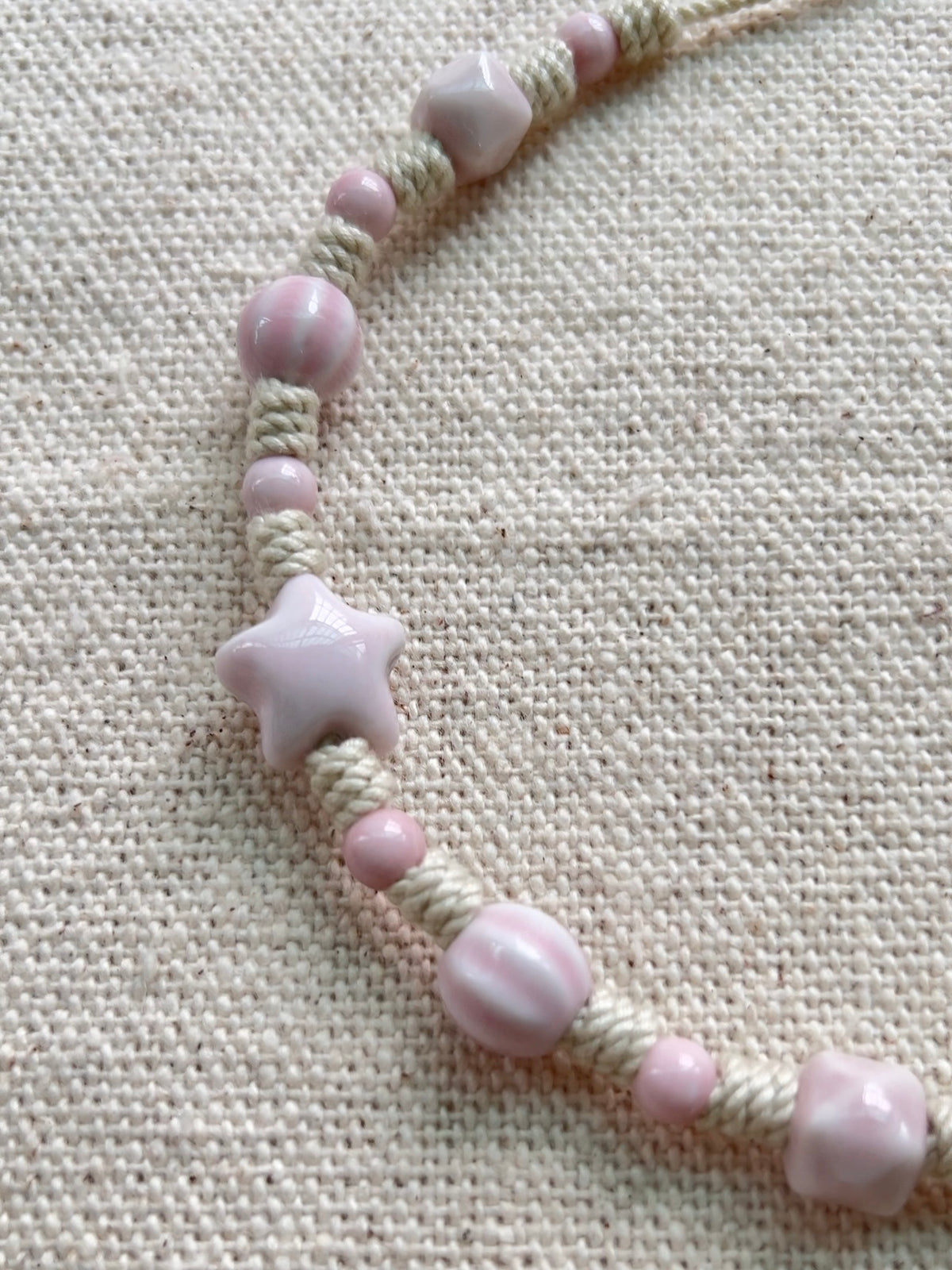 Bebe Choker - Baby pink