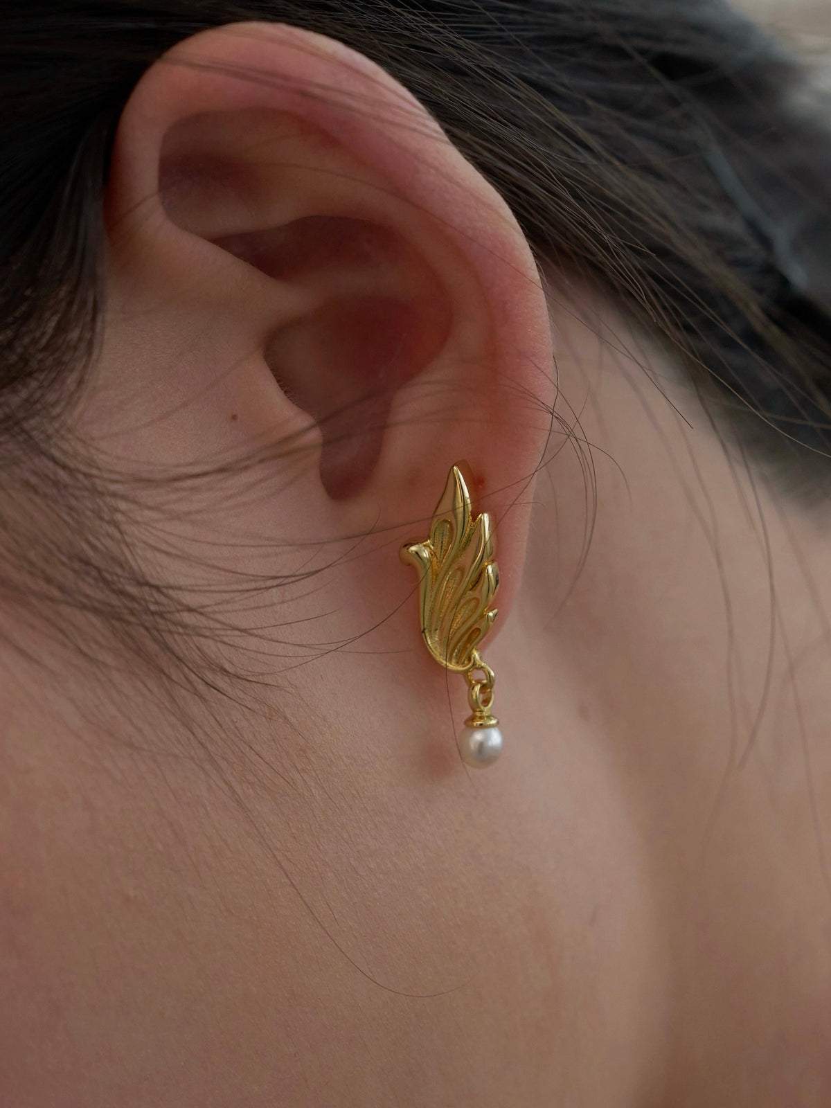 Swan Wing Earrings