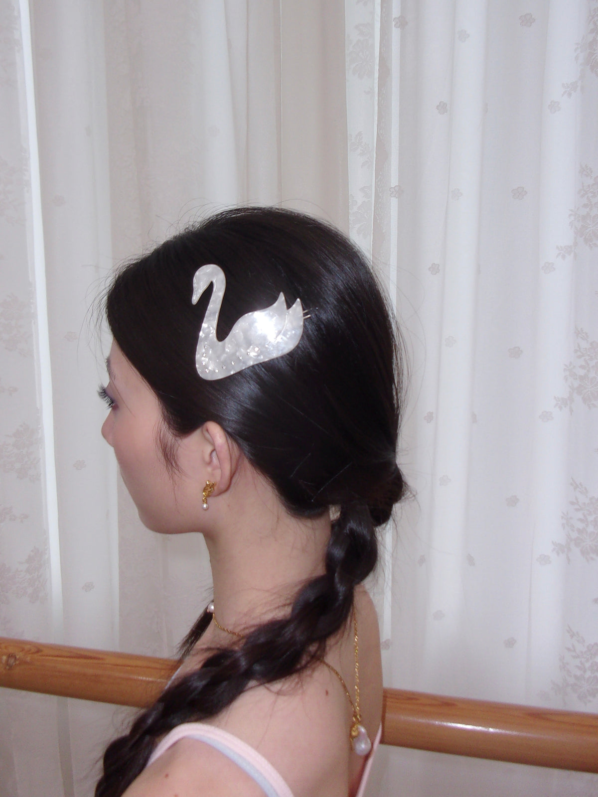 Swan Hair Clip