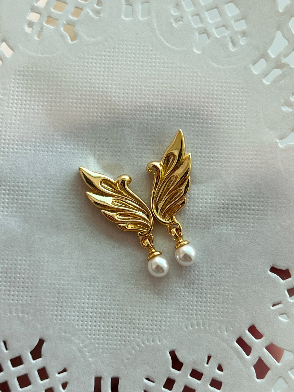 Swan Wing Earrings