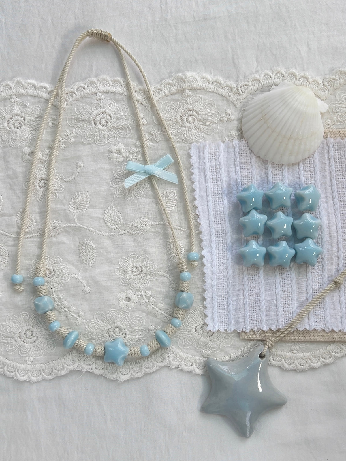 Bebe Choker - Baby blue
