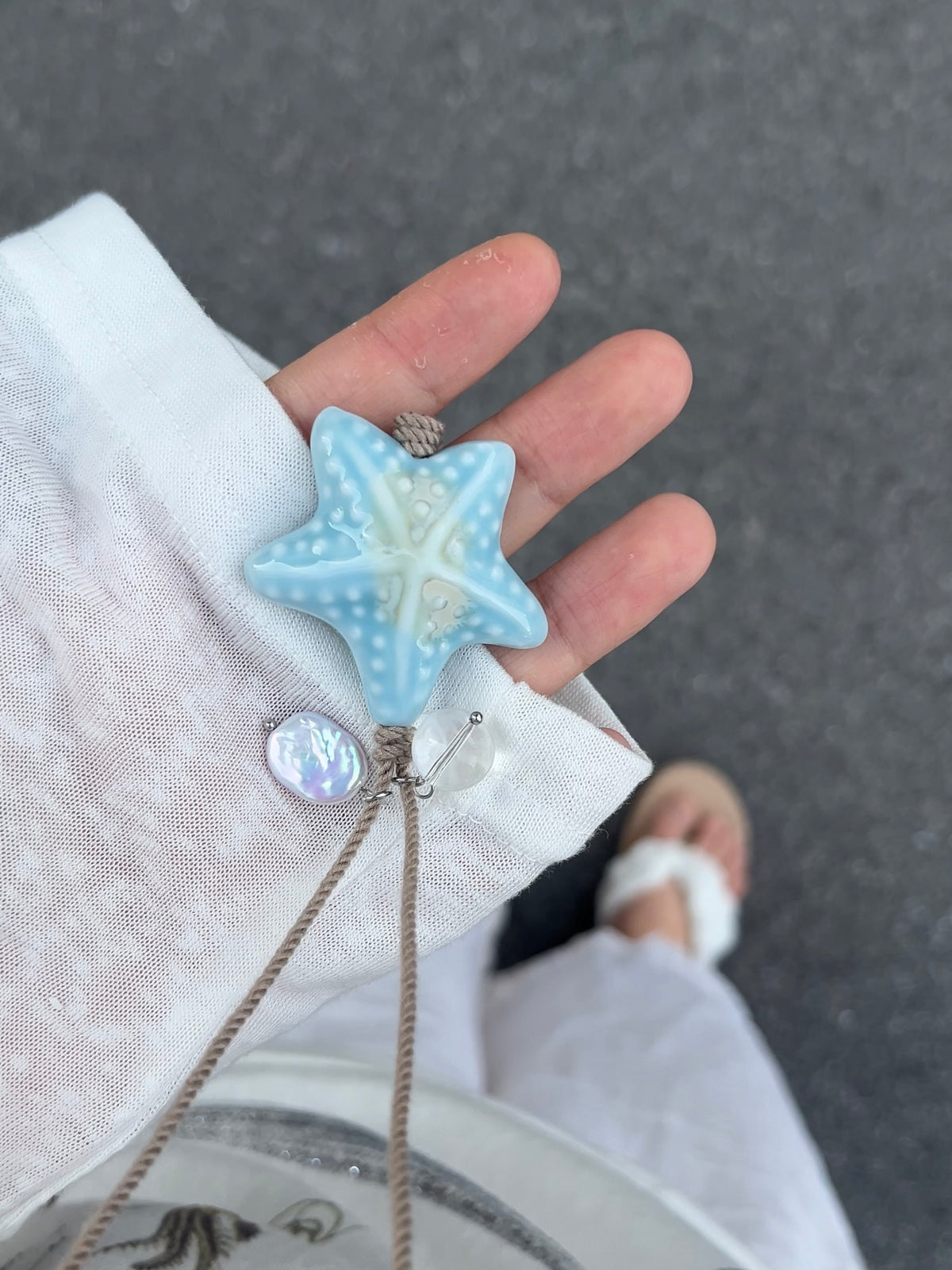 Sea Breeze Charm Necklace