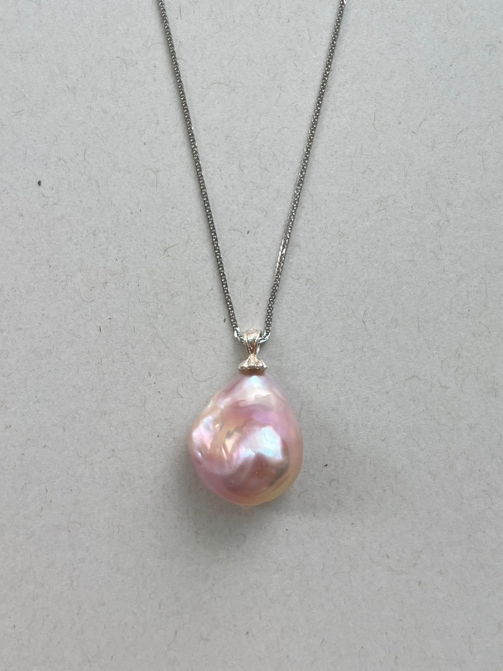Pearl Charm Necklace 01