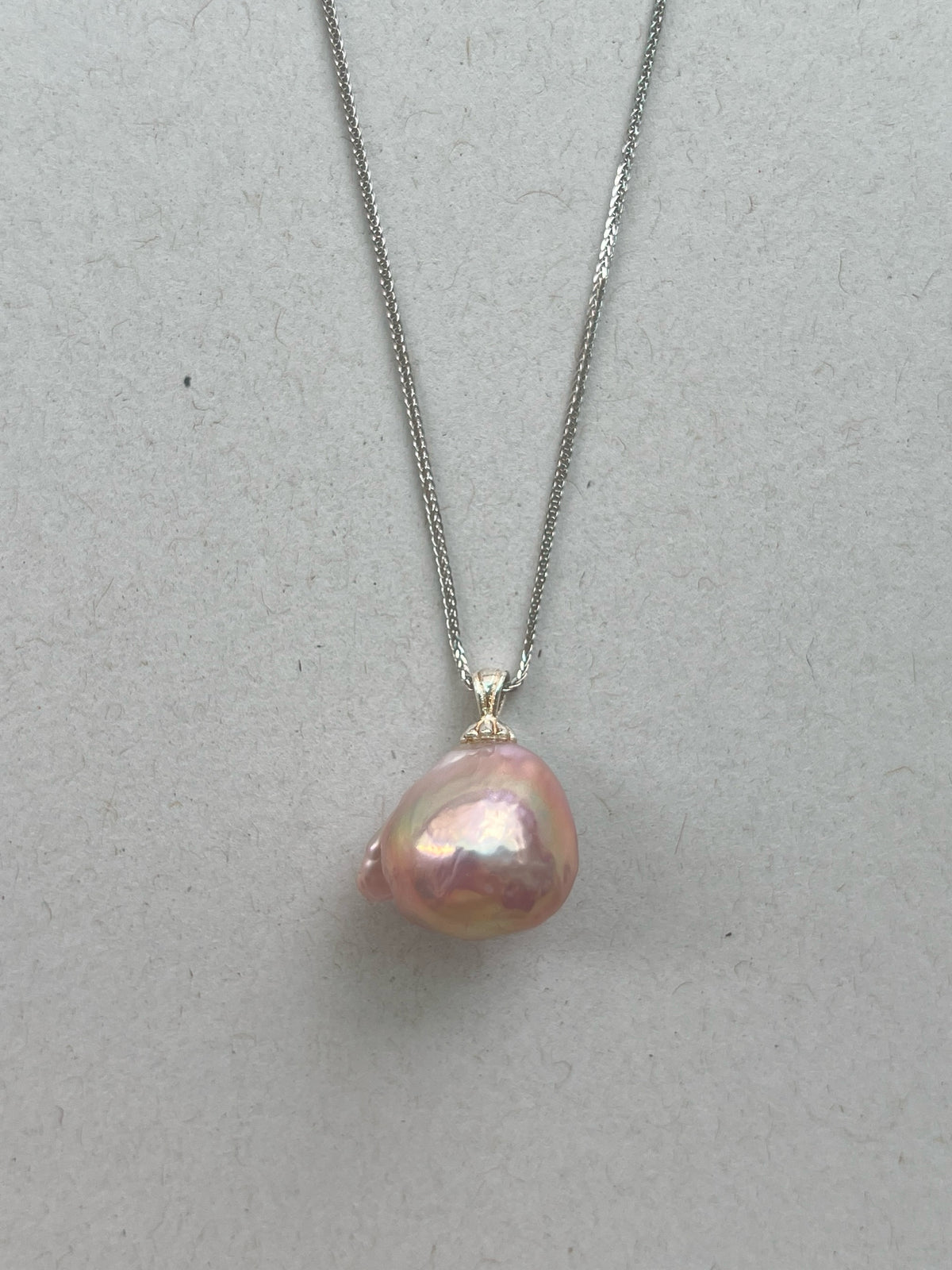 Pearl Charm Necklace 02