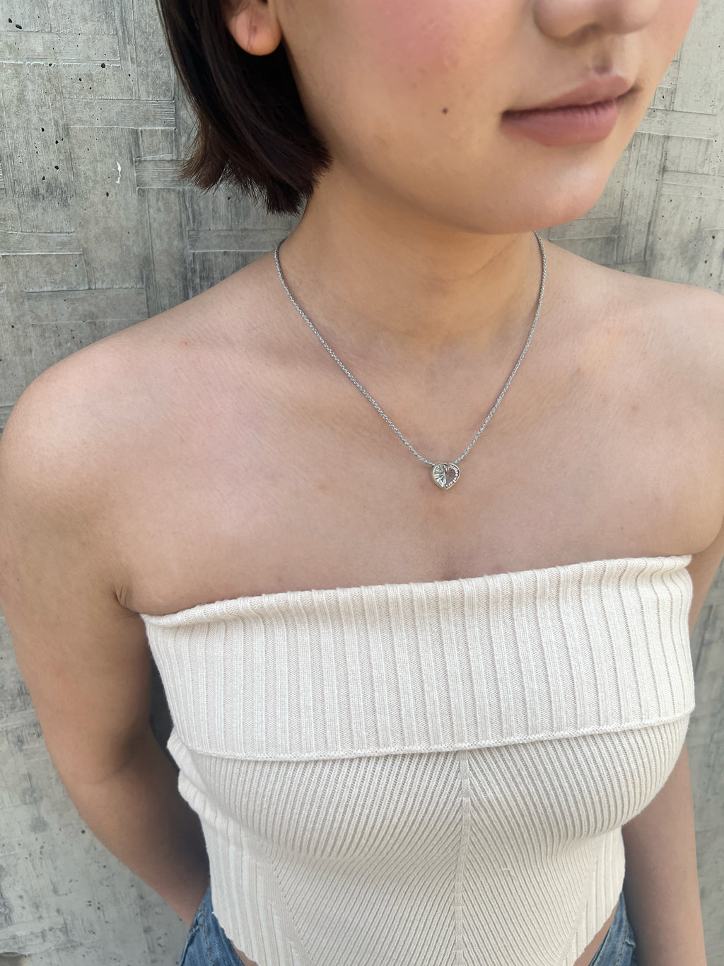 Icy Heart Necklace