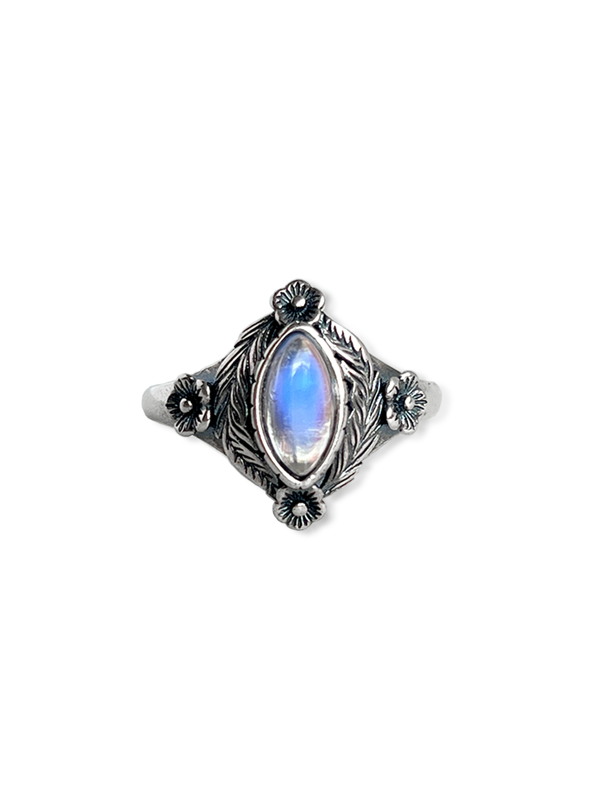 Moonstone Garland Ring