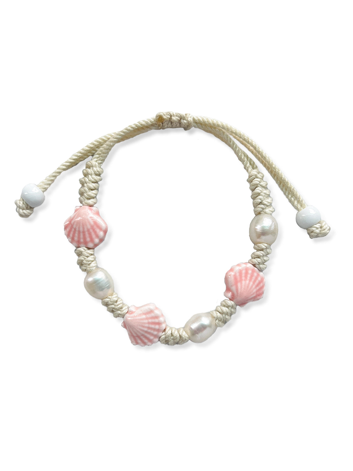 Coral Pink Pearl Bracelet
