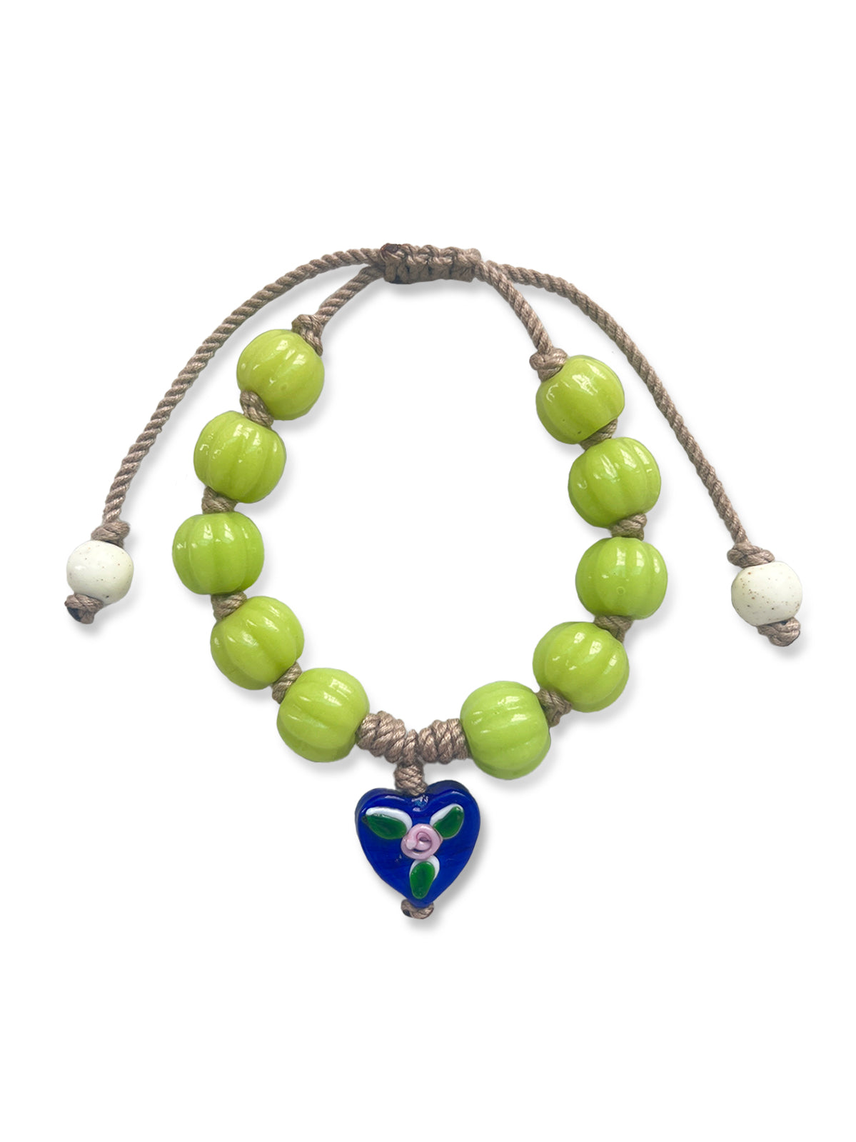 “Olivea” Glass Beaded Bracelet